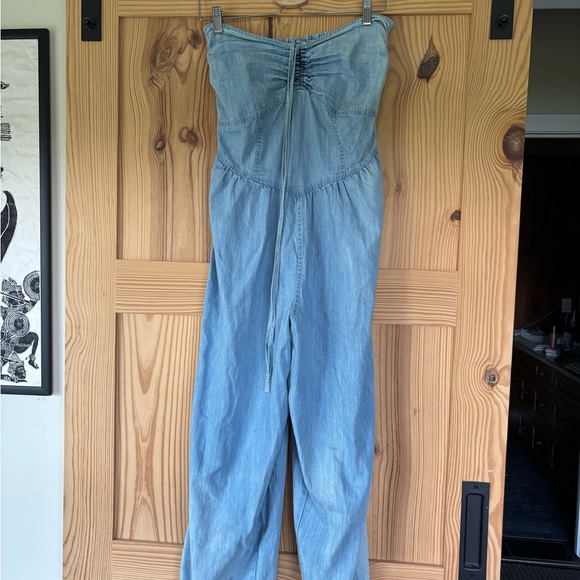 Free People Light Blue Jumpsuit - Picture 4 of 5